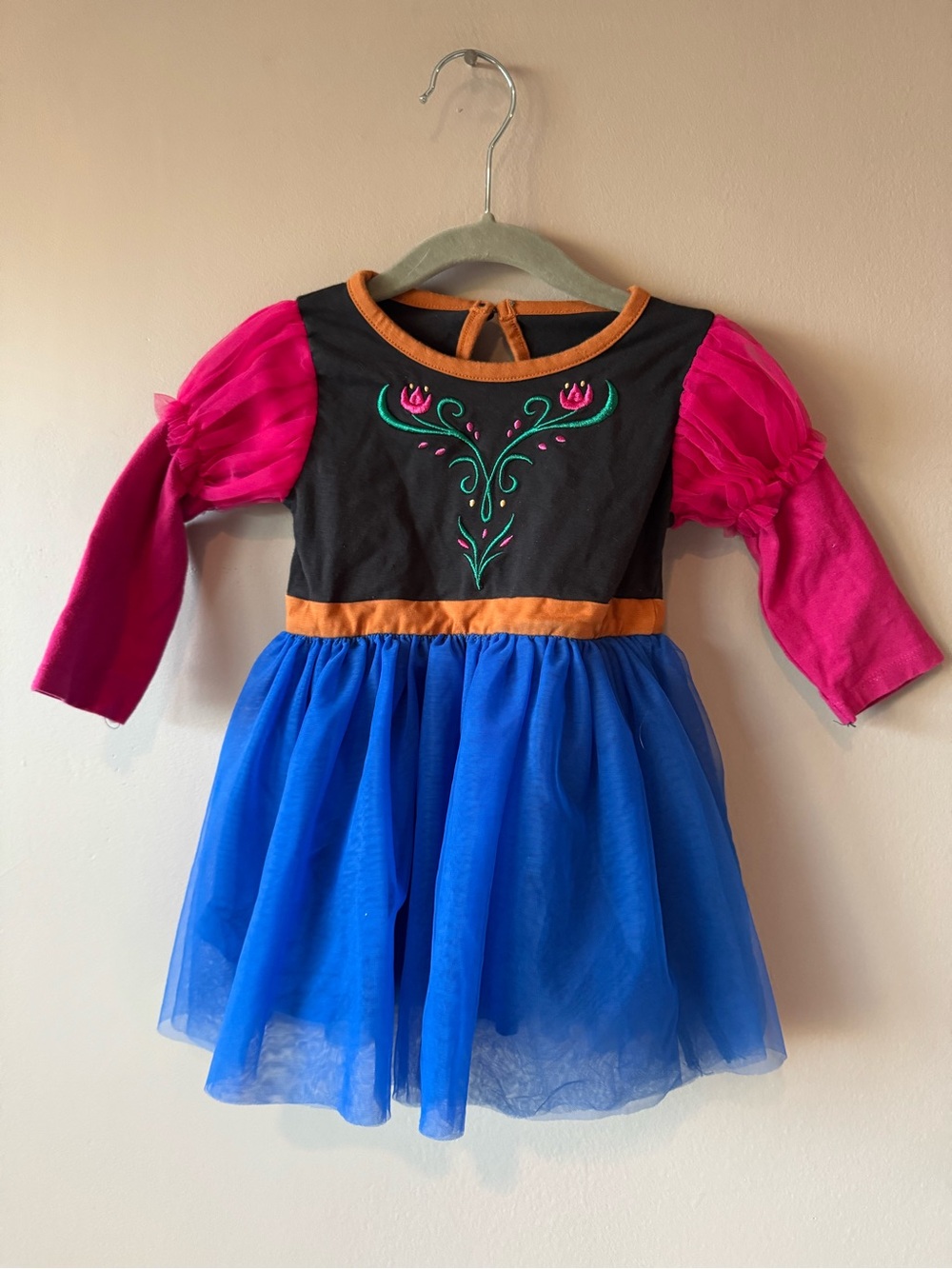 Disney X Monica + Andy Princess Anna Frozen Dress Costume Size 12-18 months